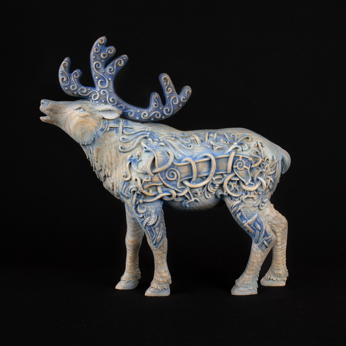 Caribou, Moose statue, Elk, Norse mythology, Wooden moose