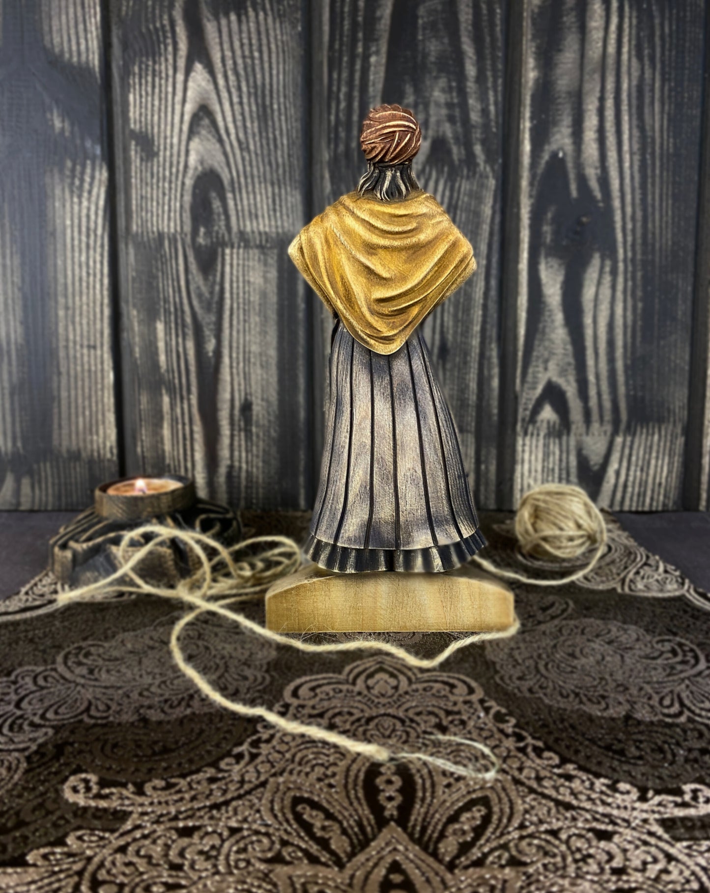 Marie laveau Voodoo queen Witch statue New orleands Marie laveau statue Witchcraft altar Spiritual Altar statue Voodoo décor Hoodoo statue