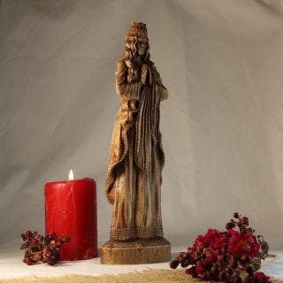 Sara La Kali Statue - Wooden Saint Sarah