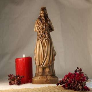 Sara La Kali Statue - Wooden Saint Sarah