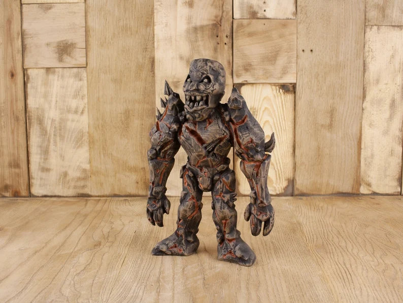 Handmade Golem Statue Inspired by Jewish Mythology