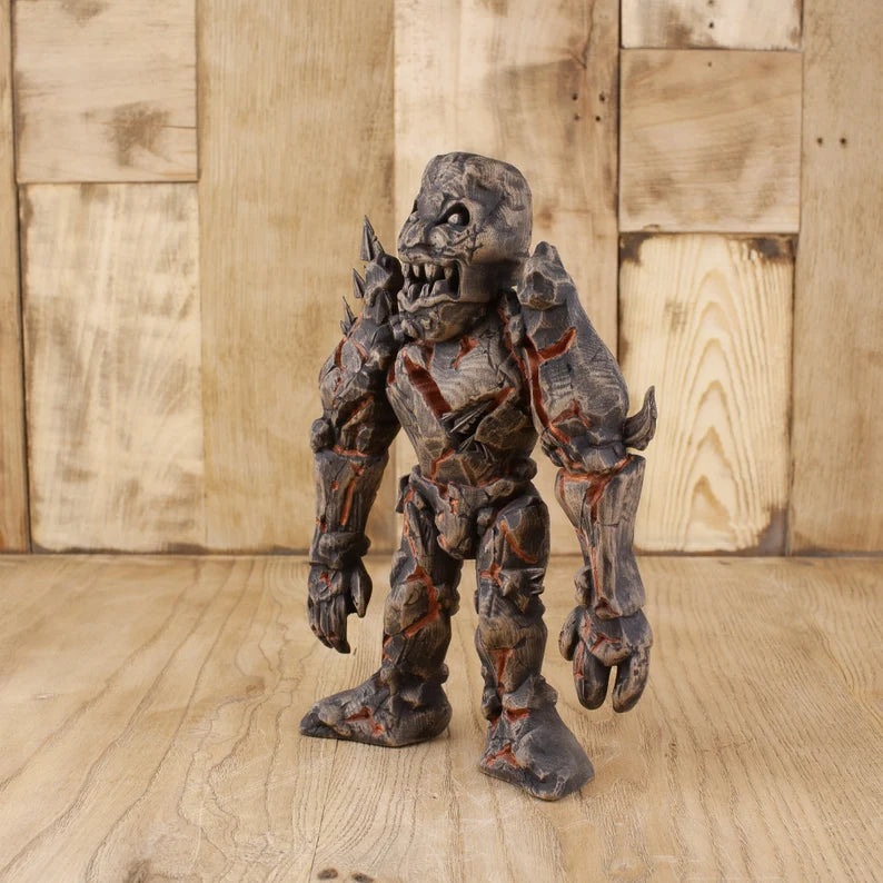 Handmade Golem Statue Inspired by Jewish Mythology