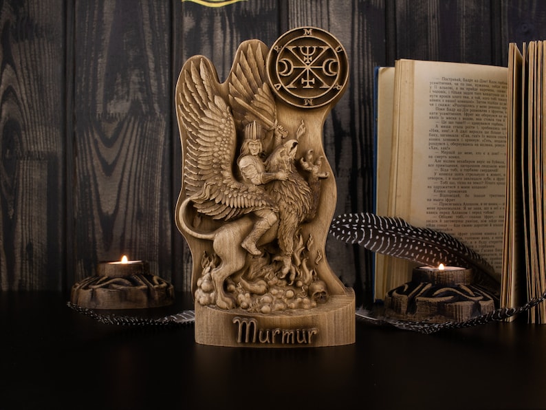 Wooden Statue of Murmur - Embodiment of the Marquis of War Magic