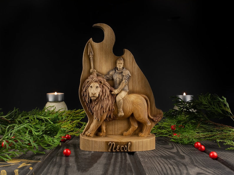 Wooden Spirit Necol Statue: An Artifact of Power and Mystery