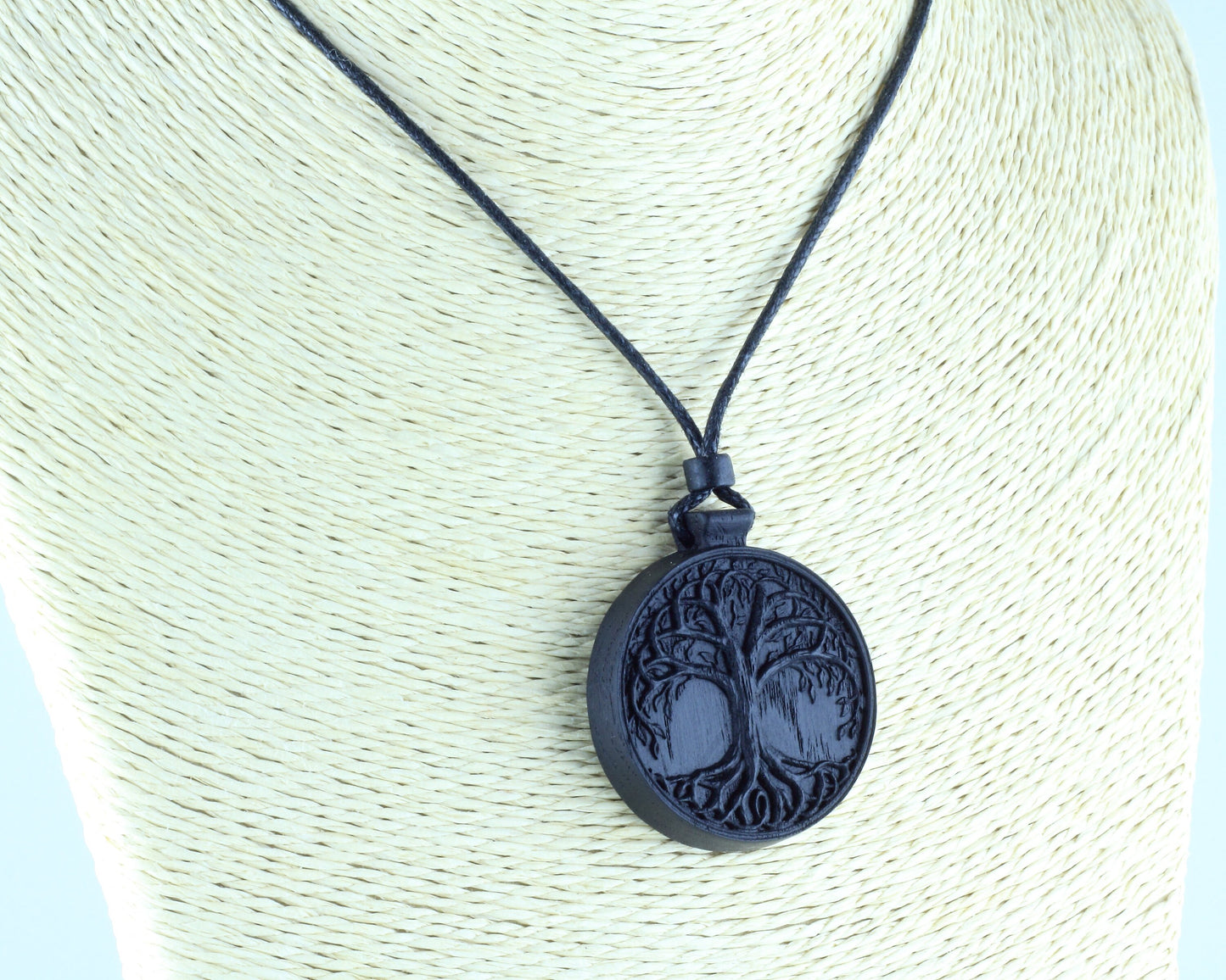 Celtic Tree of Life Wood Necklace: 5000 Years of History in Irish Bog Oak