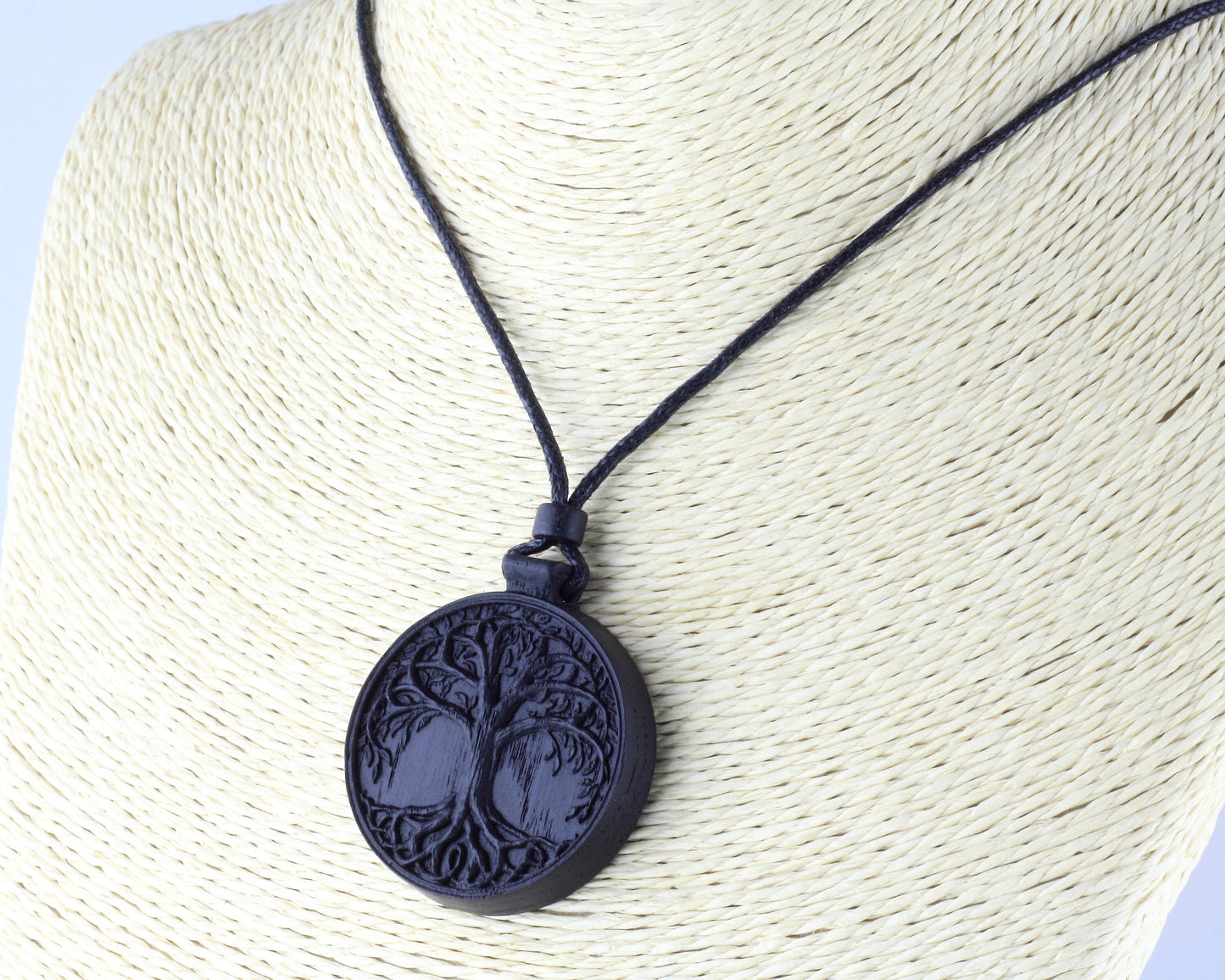 Celtic Tree of Life Wood Necklace: 5000 Years of History in Irish Bog Oak