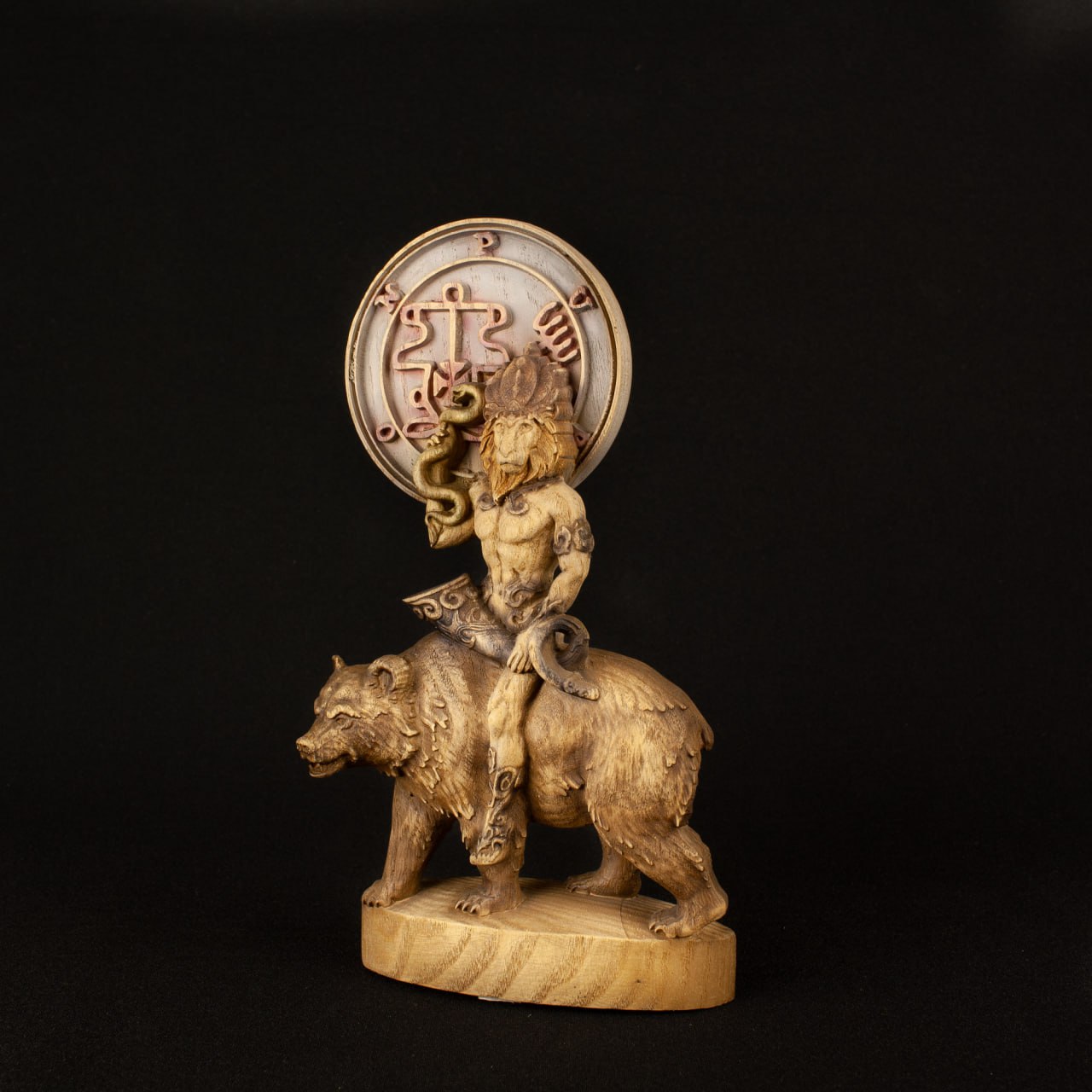 King Purson: Wooden Goetia Demon Statue