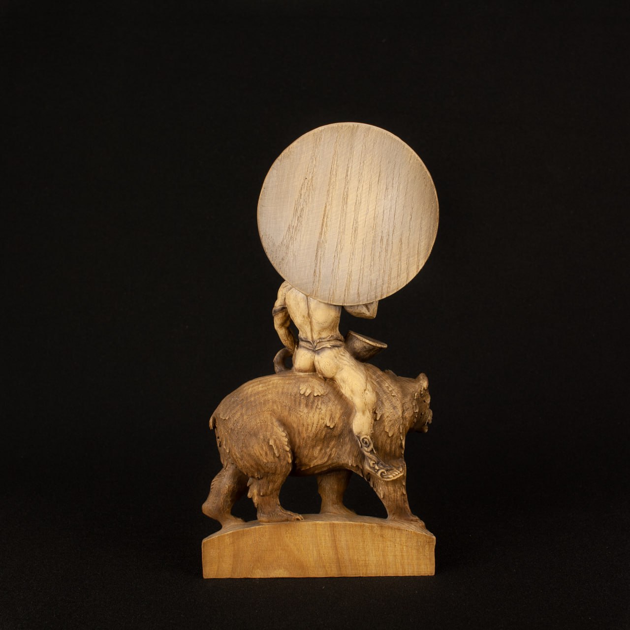 King Purson: Wooden Goetia Demon Statue