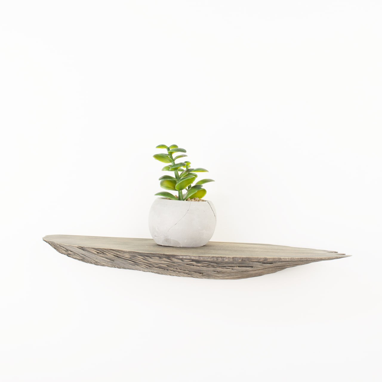 Graceful Angel Wings Wooden Shelf