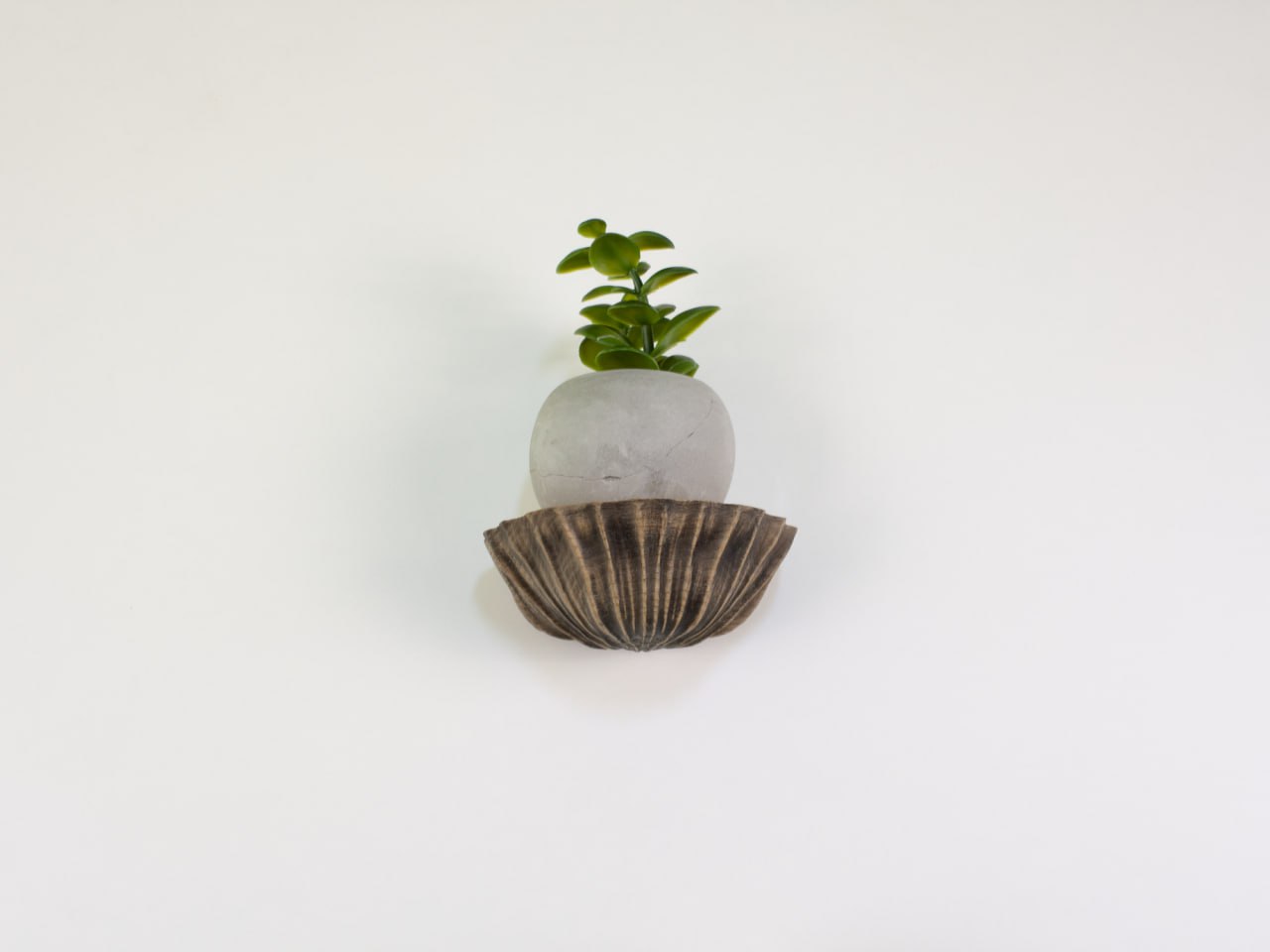 Handcrafted Floating Wood Shelf for Coastal Charm