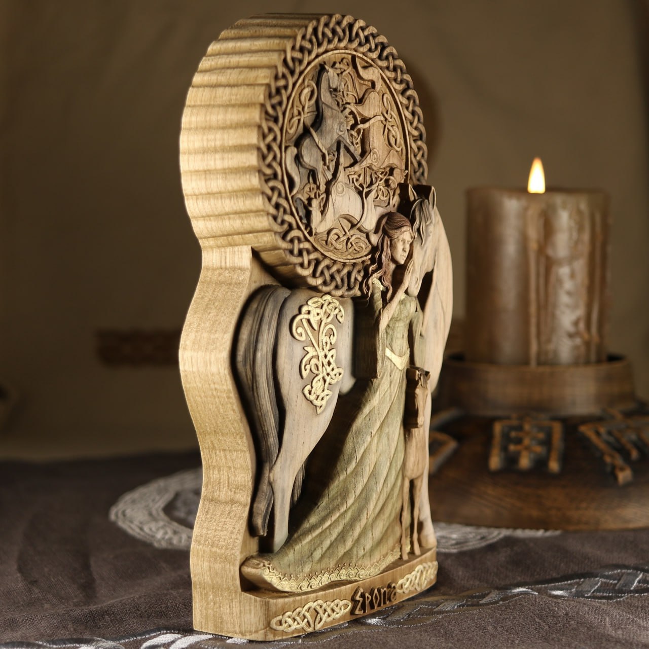 Epona statue, Celtic goddess
