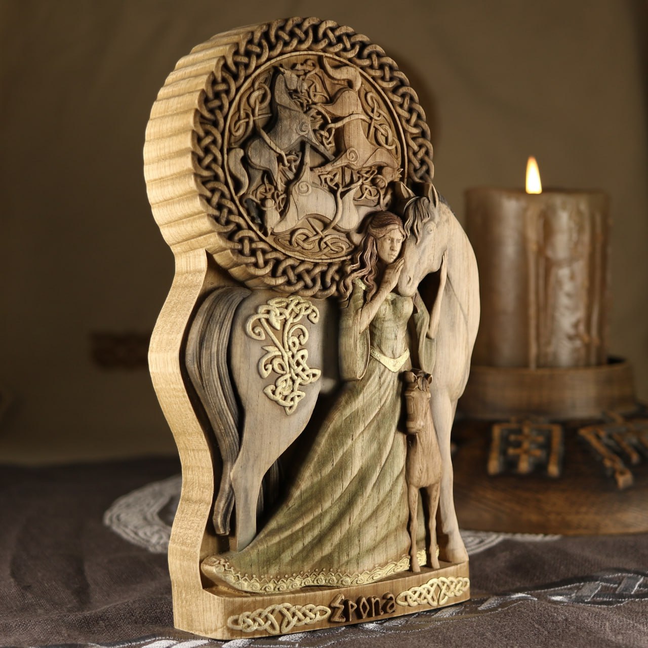 Epona statue, Celtic goddess