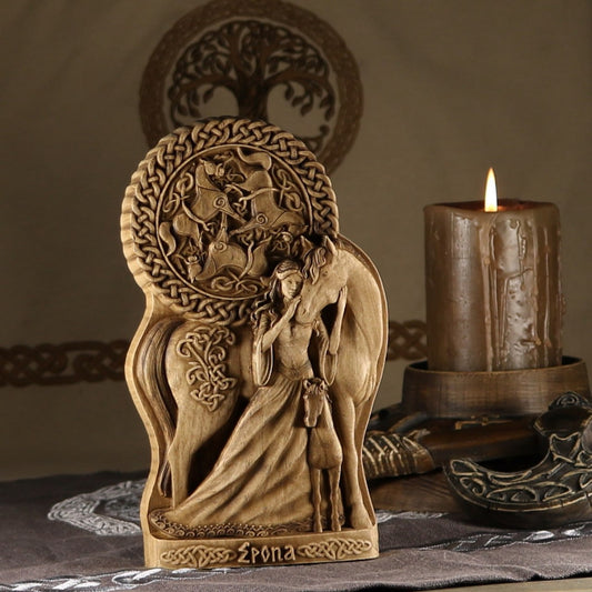 Epona statue Celtic goddess