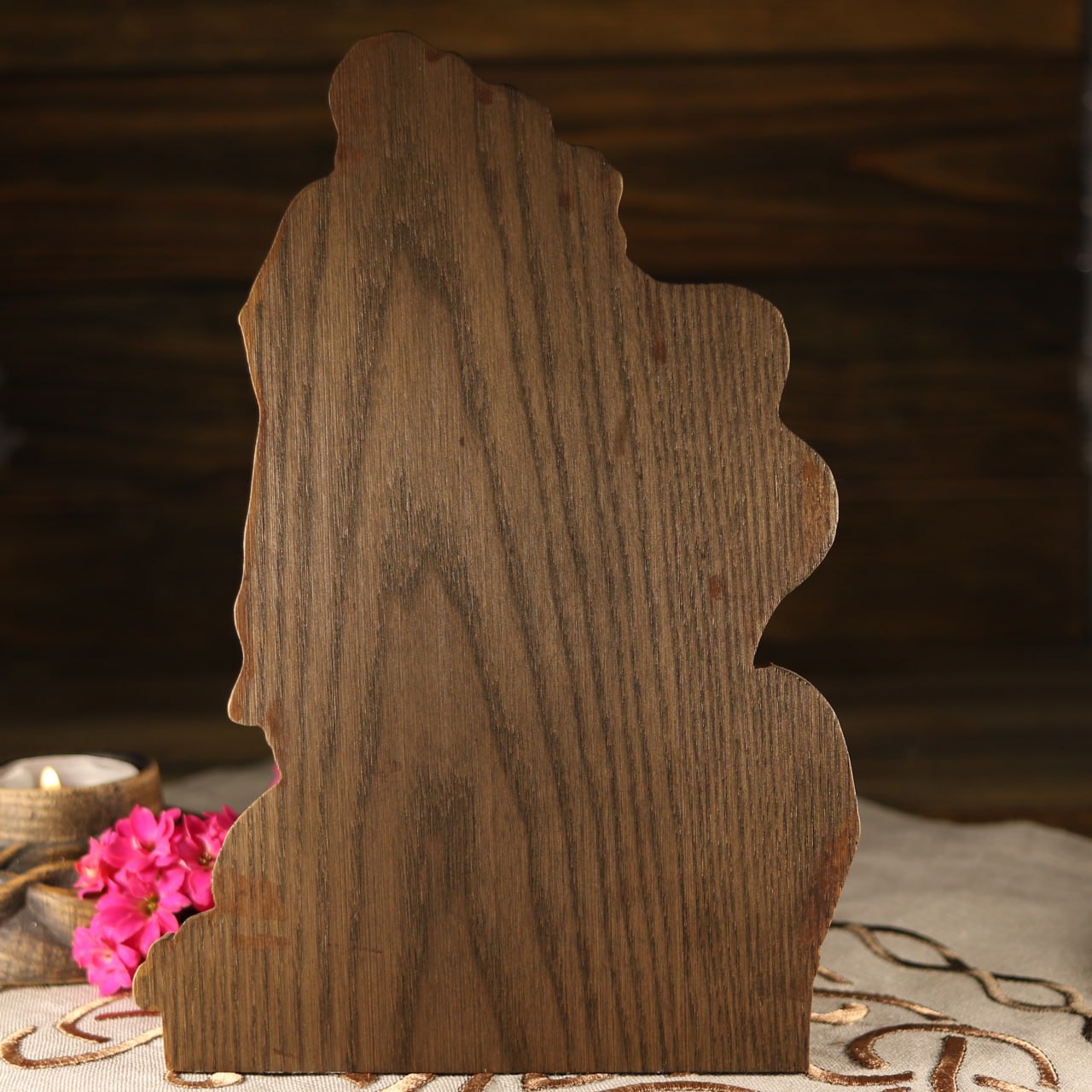 Nehalennia Sea goddess Wooden statue Celtic goddess