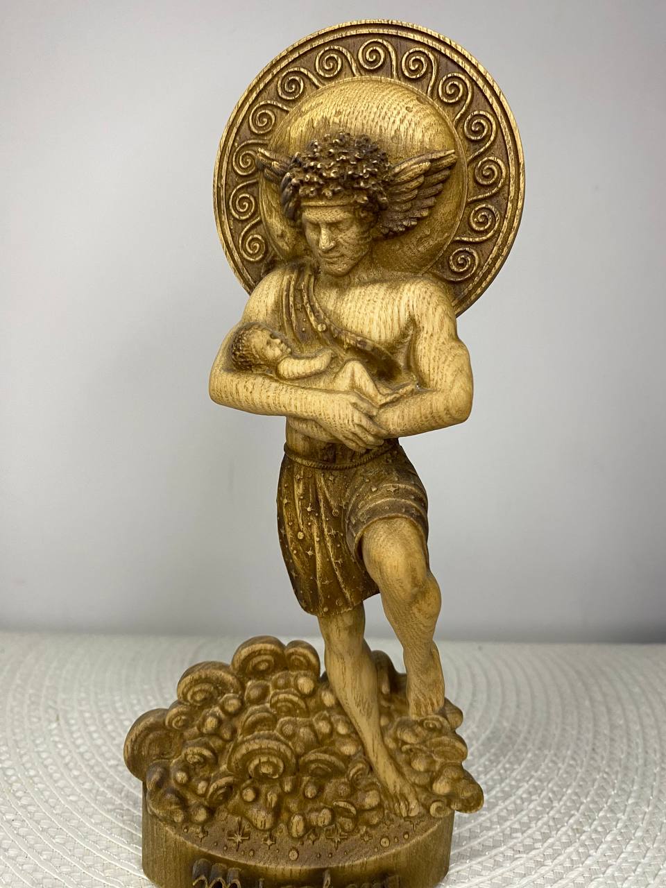 Morpheus Statue — Hand-Carved Ash Wood Greek God of Dreams