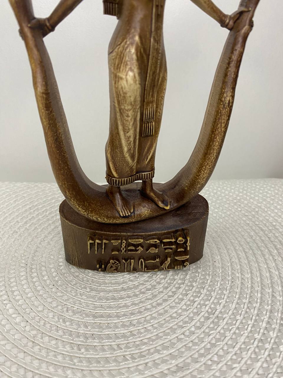 Sekhmet Statue - Wooden Egyptian Goddess Sculpture