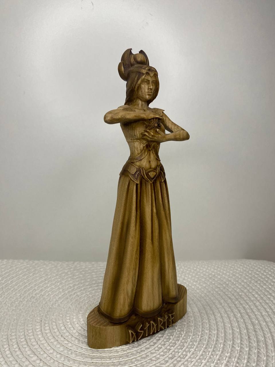 Astarte statue Goddess Figurine Adeptus Astarte Pagan Altar Decor Ishtar Witchcraft
