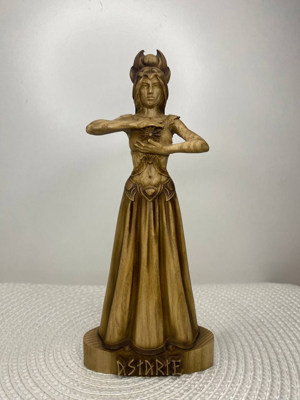 Astarte statue Goddess Figurine Adeptus Astarte Pagan Altar Decor Ishtar Witchcraft
