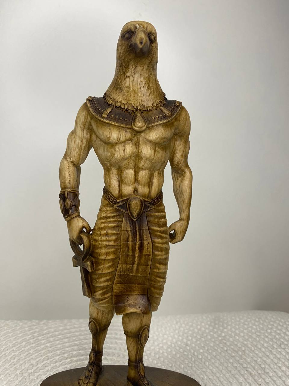 Horus Horus statue Eagle Ancient egypt Egyptian mythology Egyptian god God horus Wood figurine Home decor Woodstatue Woodcarving Decorstatue
