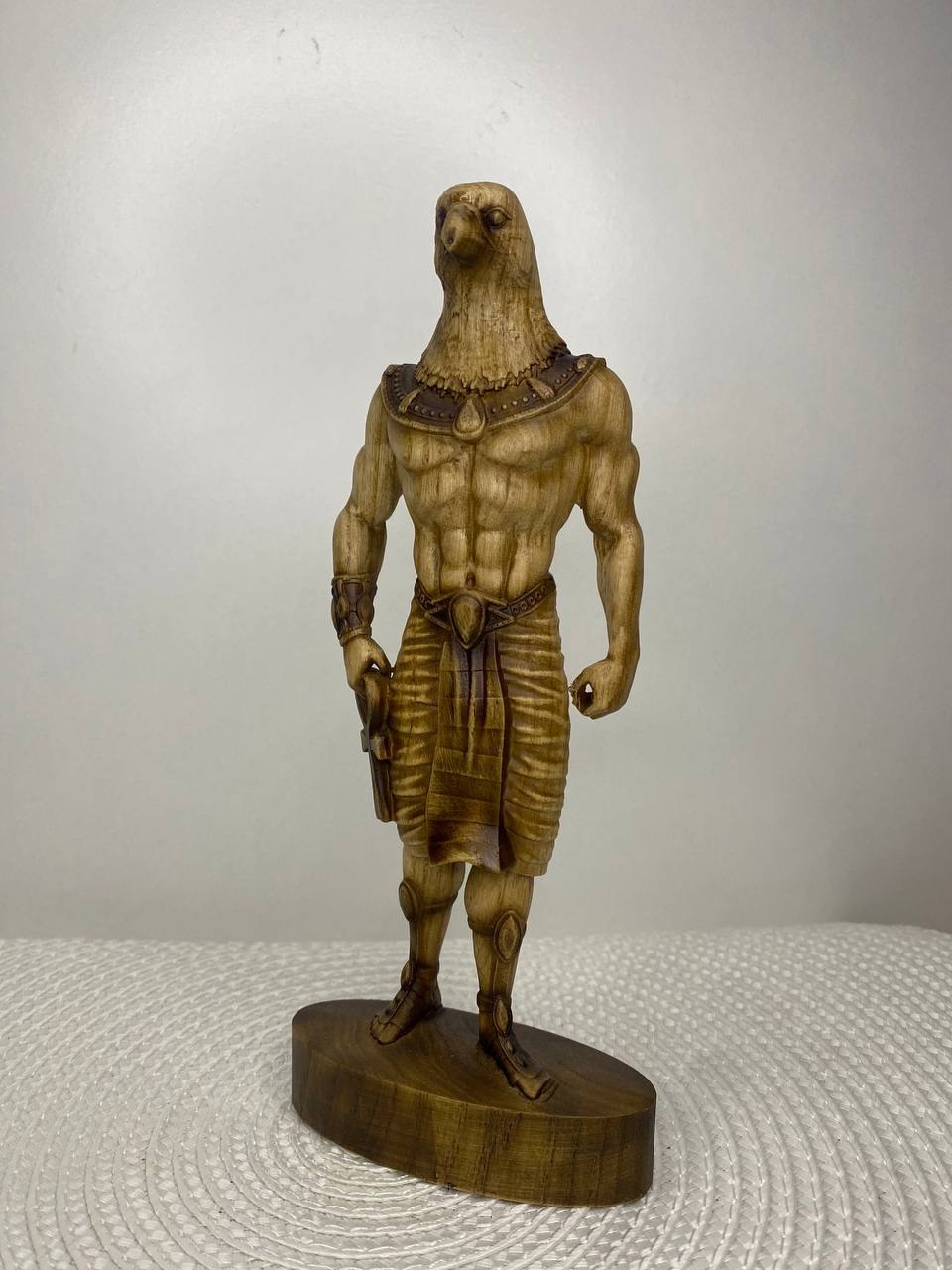 Horus Horus statue Eagle Ancient egypt Egyptian mythology Egyptian god God horus Wood figurine Home decor Woodstatue Woodcarving Decorstatue