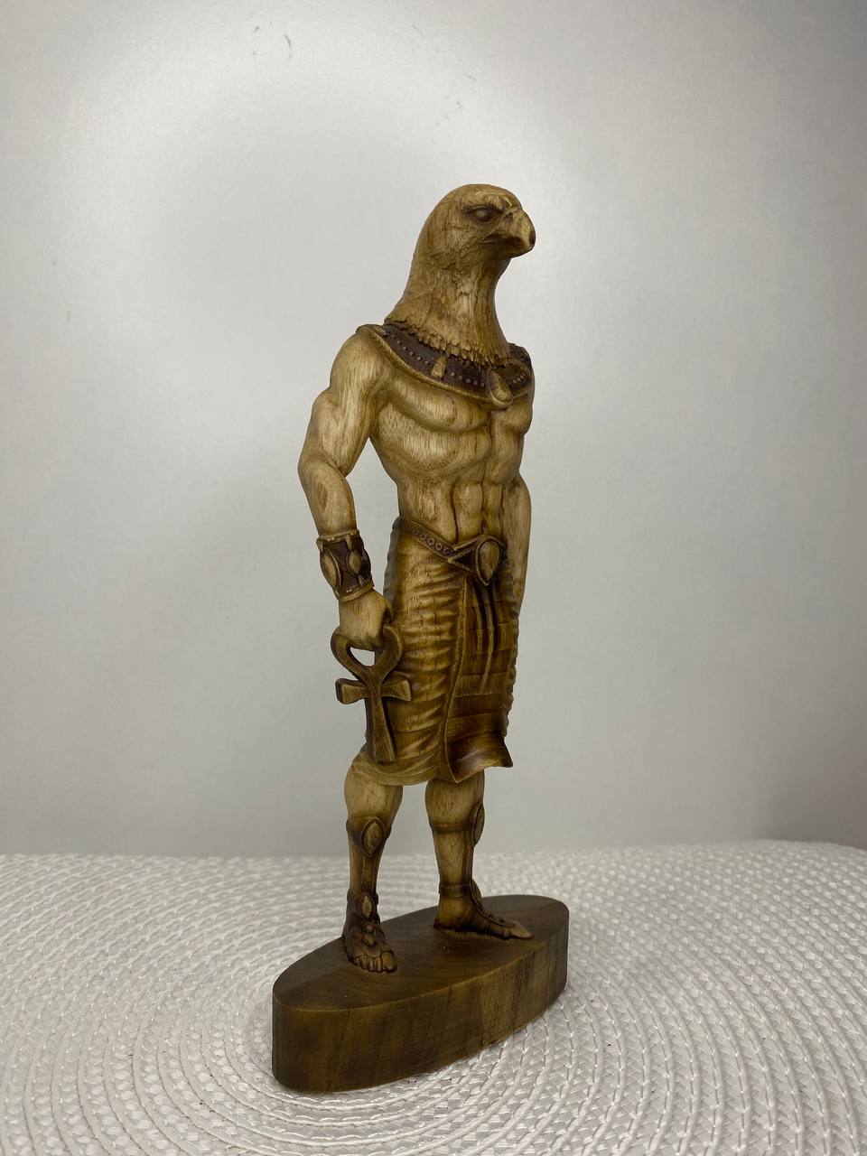 Horus Horus statue Eagle Ancient egypt Egyptian mythology Egyptian god God horus Wood figurine Home decor Woodstatue Woodcarving Decorstatue