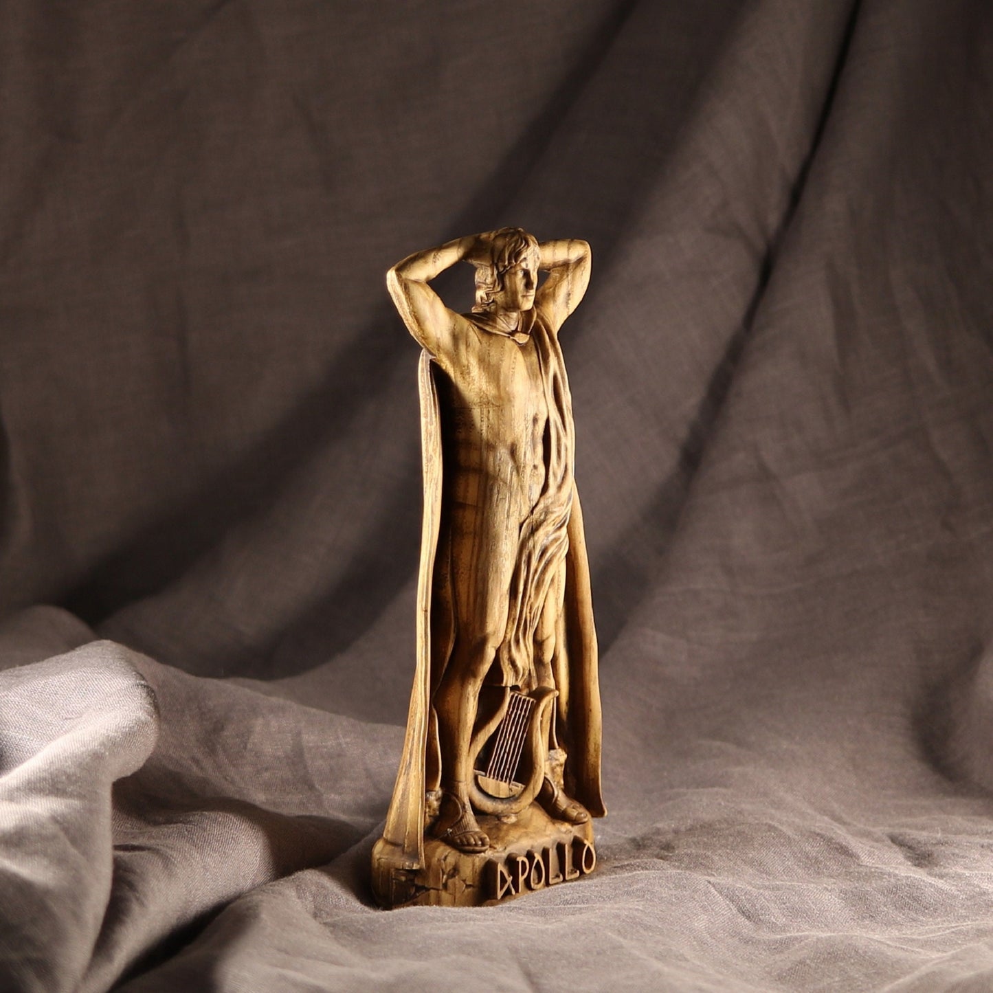 Apollo, Greek God, Wooden statue