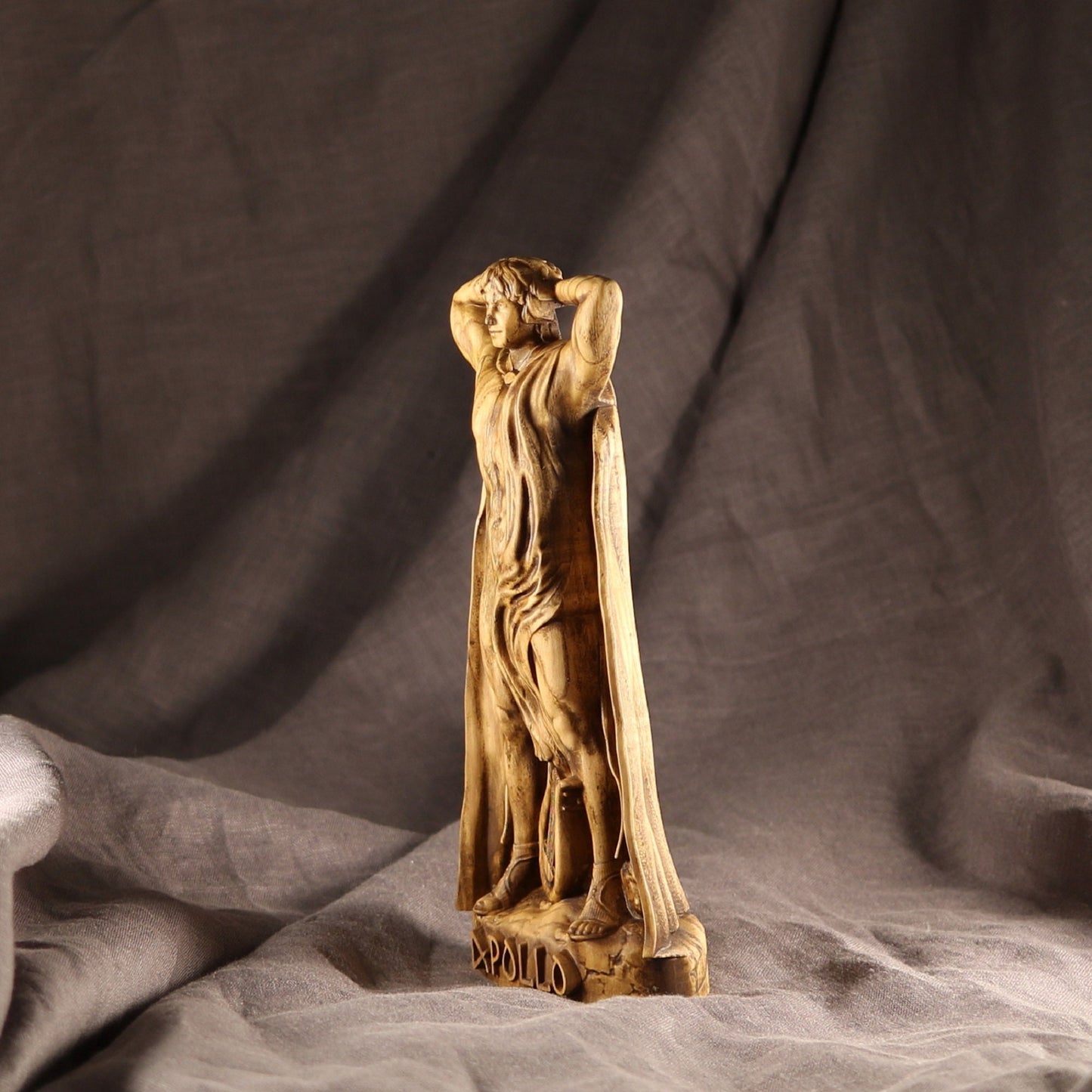 Apollo, Greek God, Wooden statue