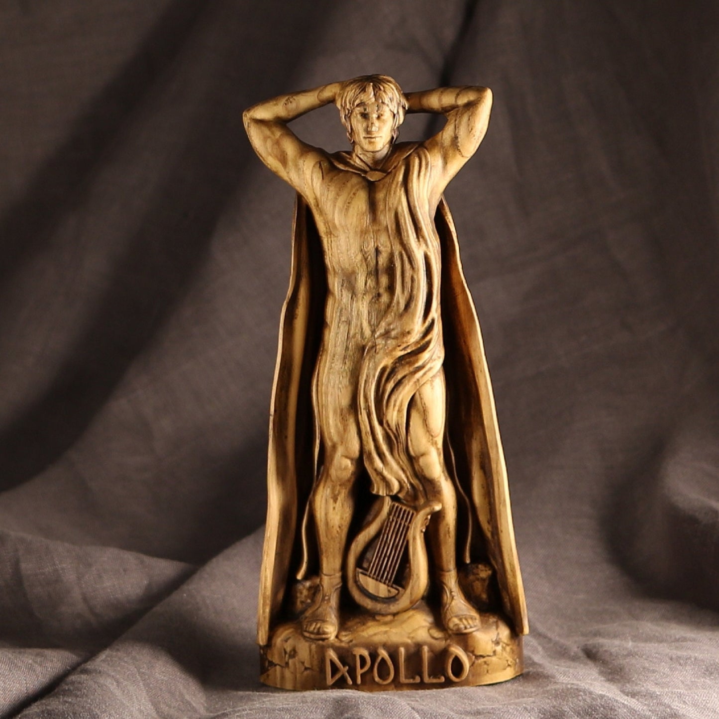 Apollo, Greek God, Wooden statue