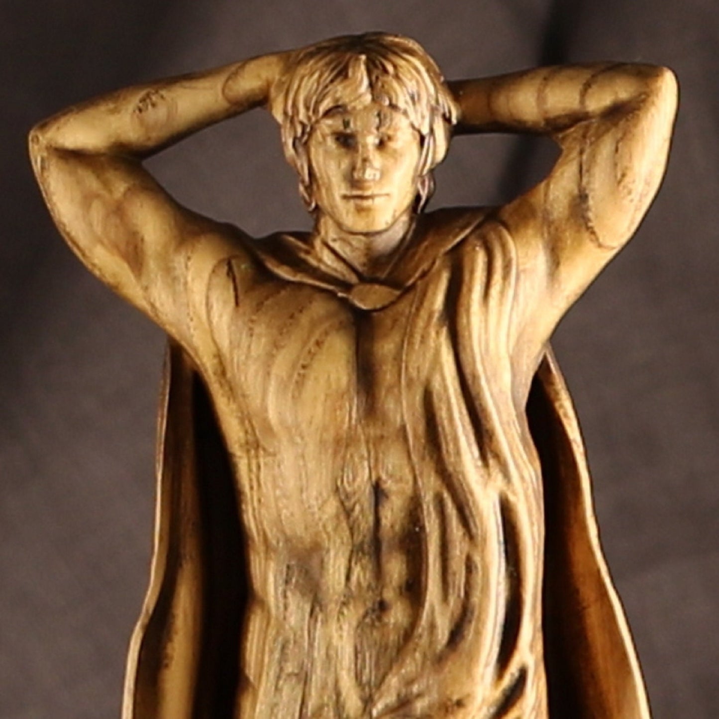 Apollo, Greek God, Wooden statue
