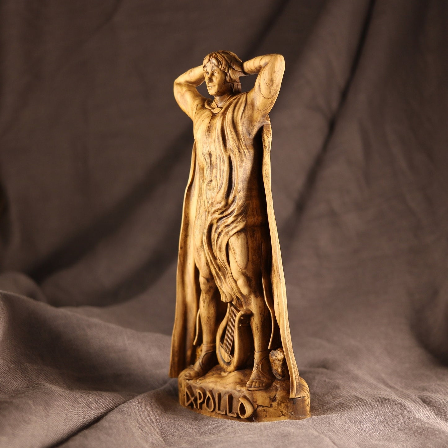 Apollo, Greek God, Wooden statue