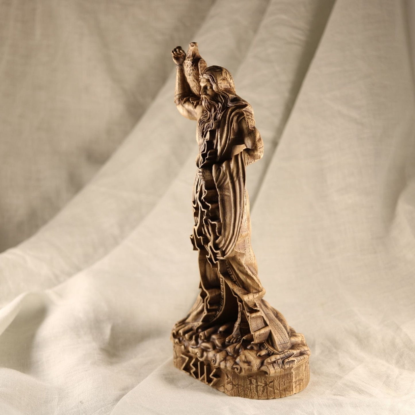 Wooden Zeus Statue - Greek Ancient Statue