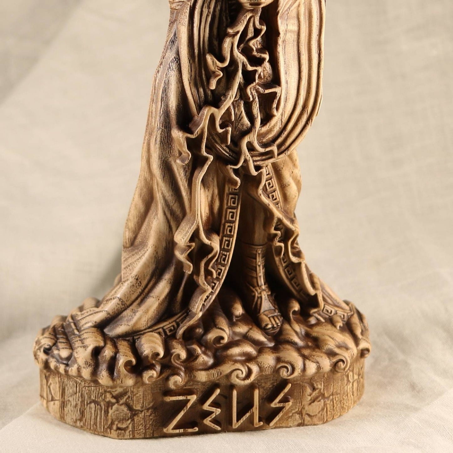 Wooden Zeus Statue - Greek Ancient Statue