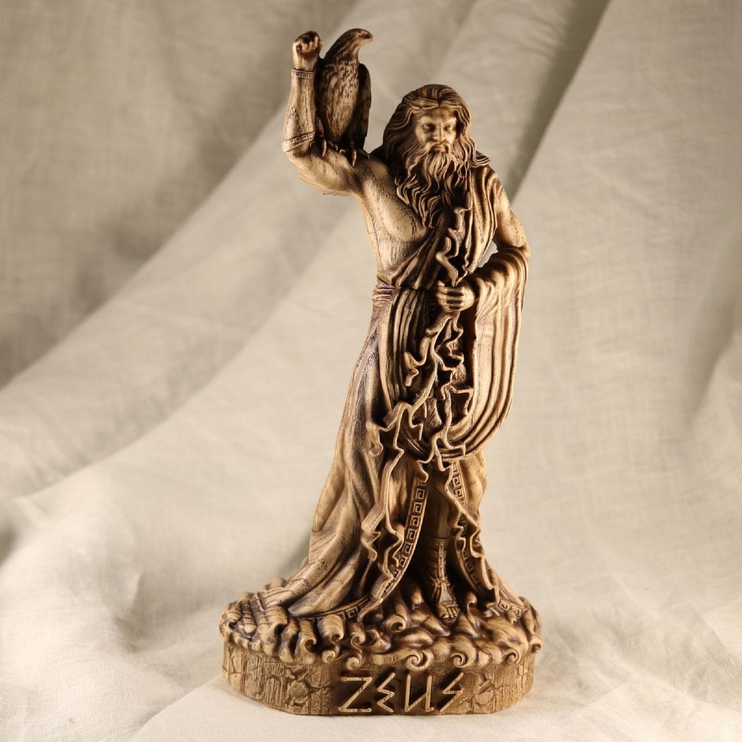 Wooden Zeus Statue - Greek Ancient Statue