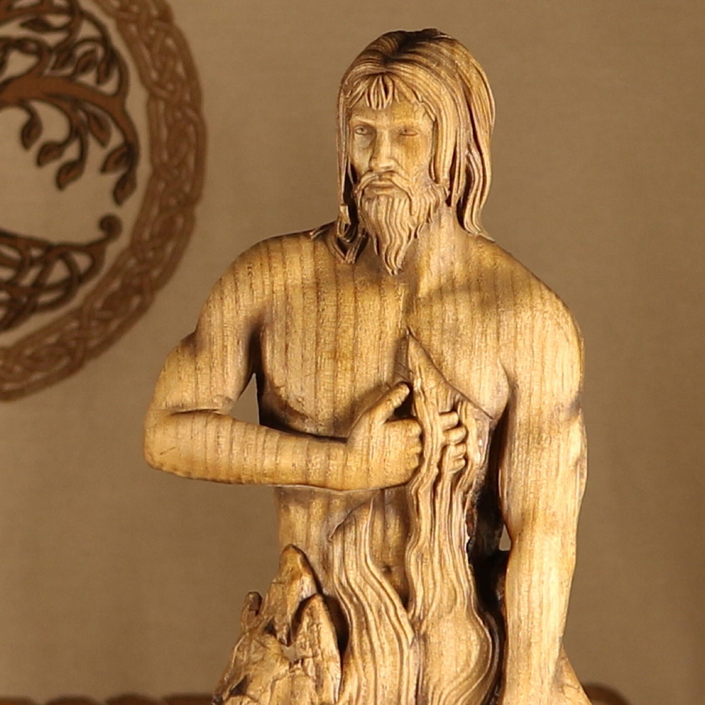 Norse Wood Carvings Ymir Statue