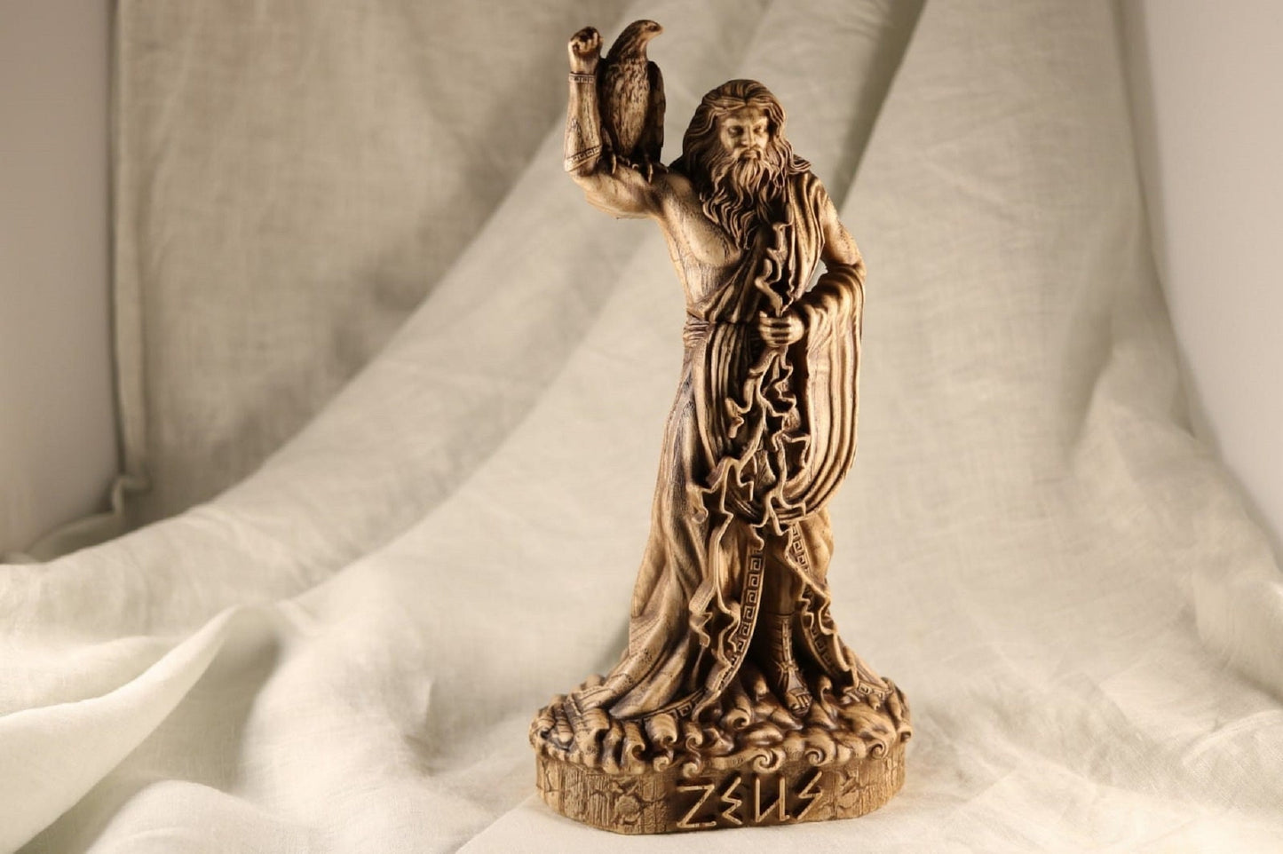 Wooden Zeus Statue - Greek Ancient Statue