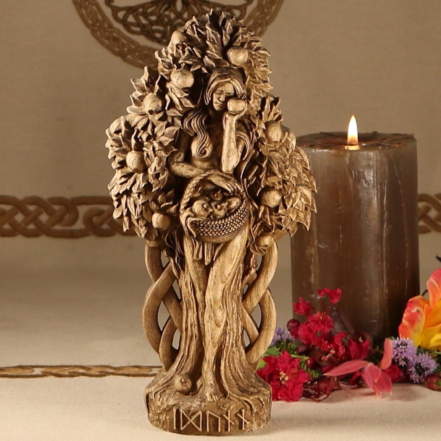 Idunn Norse Mythology Sculpture - Pagan Statue