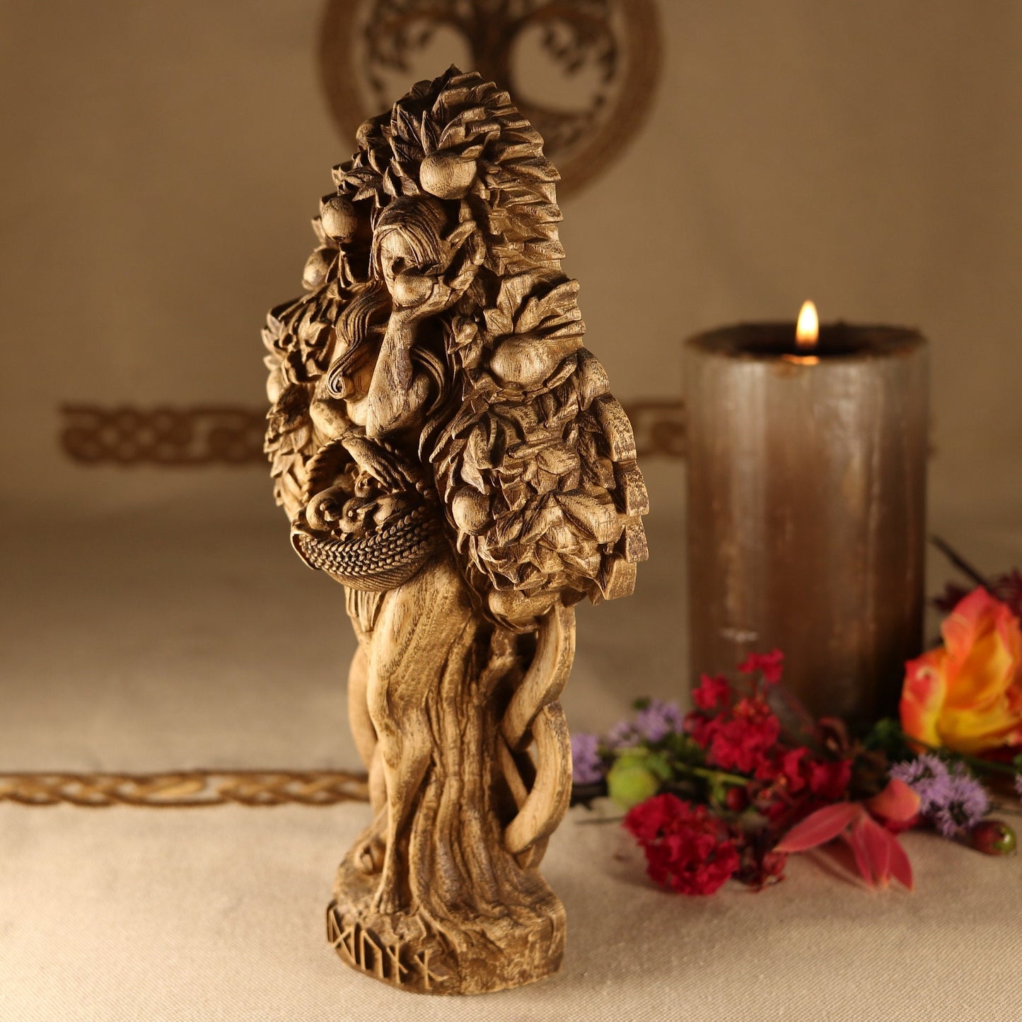 Idunn Norse Mythology Sculpture - Pagan Statue