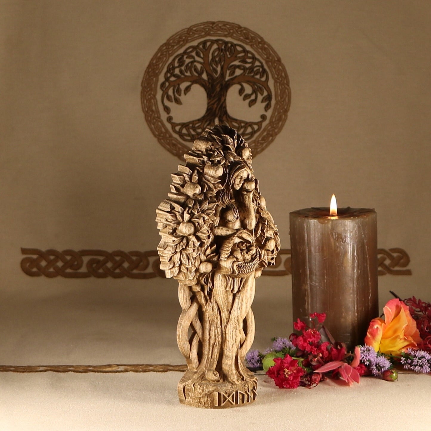 Idunn Norse Mythology Sculpture - Pagan Statue