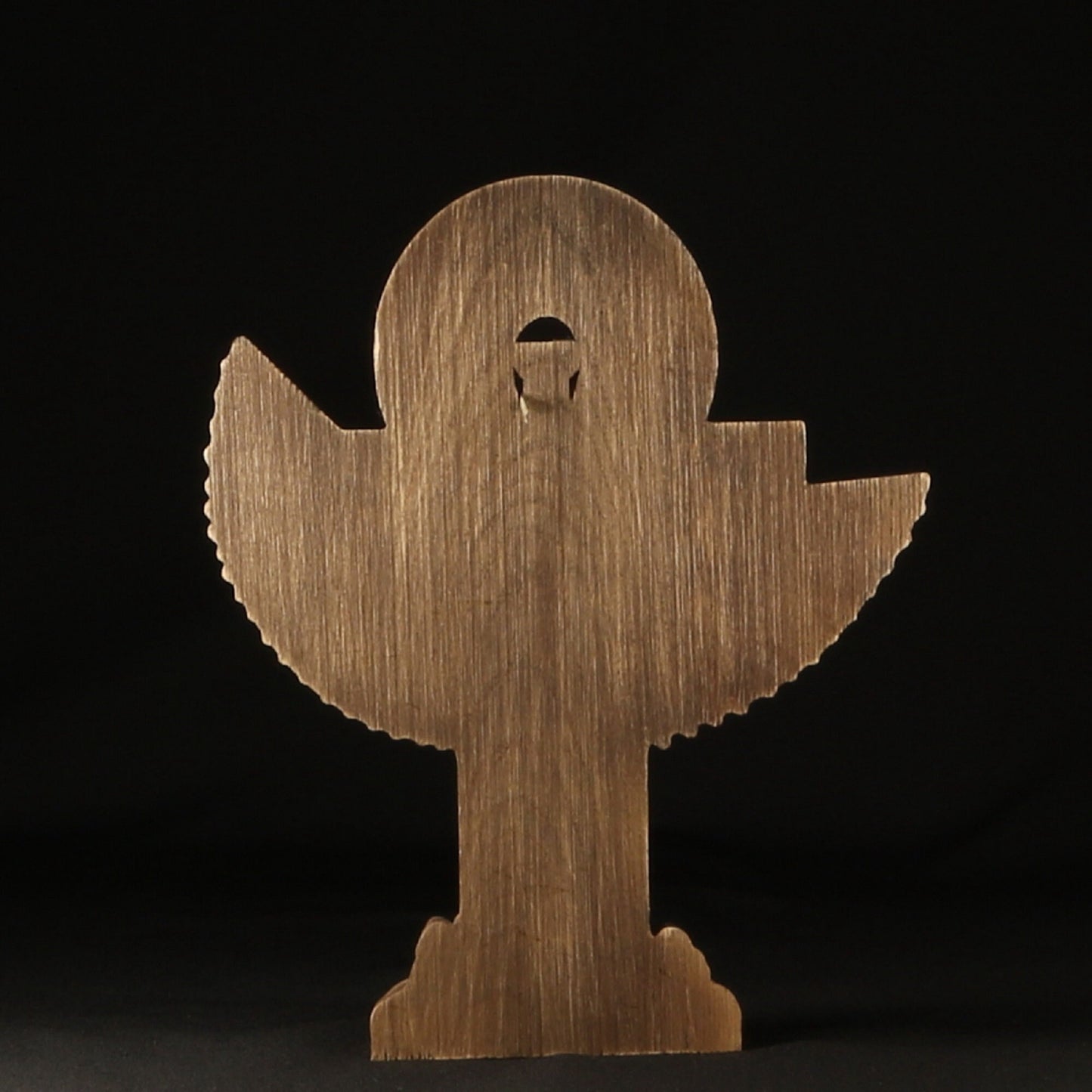 Nephthys, Egyptian goddess, wooden statue