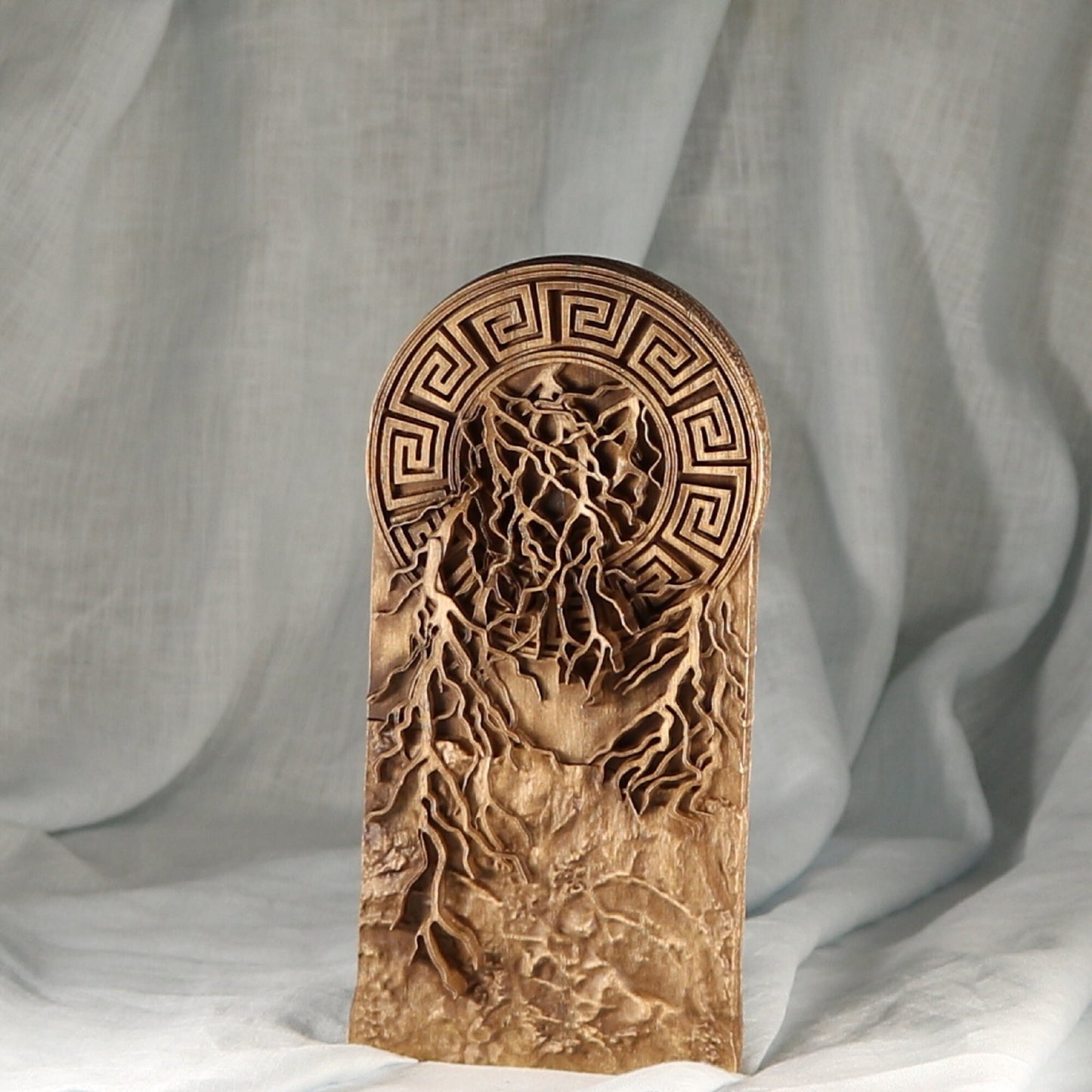 Wooden Zagreus Statue - Greek Mythology Statue