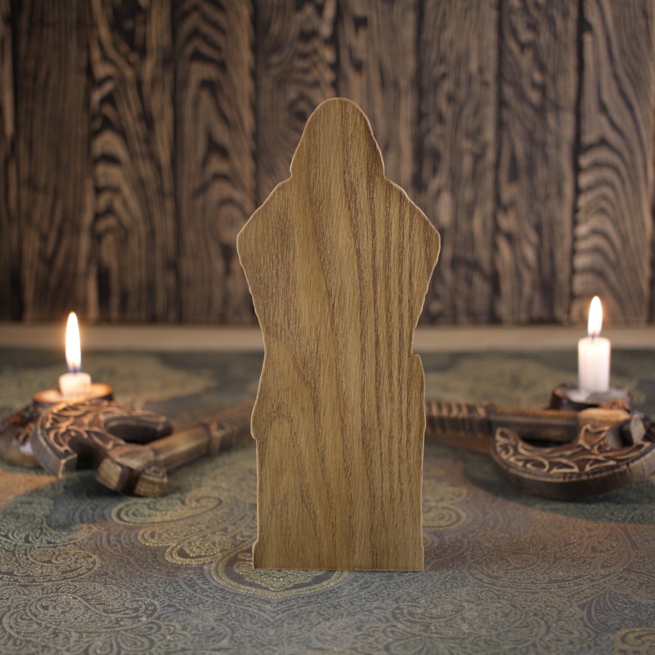 Satanic Statue - Wood Carving Sol Valagius