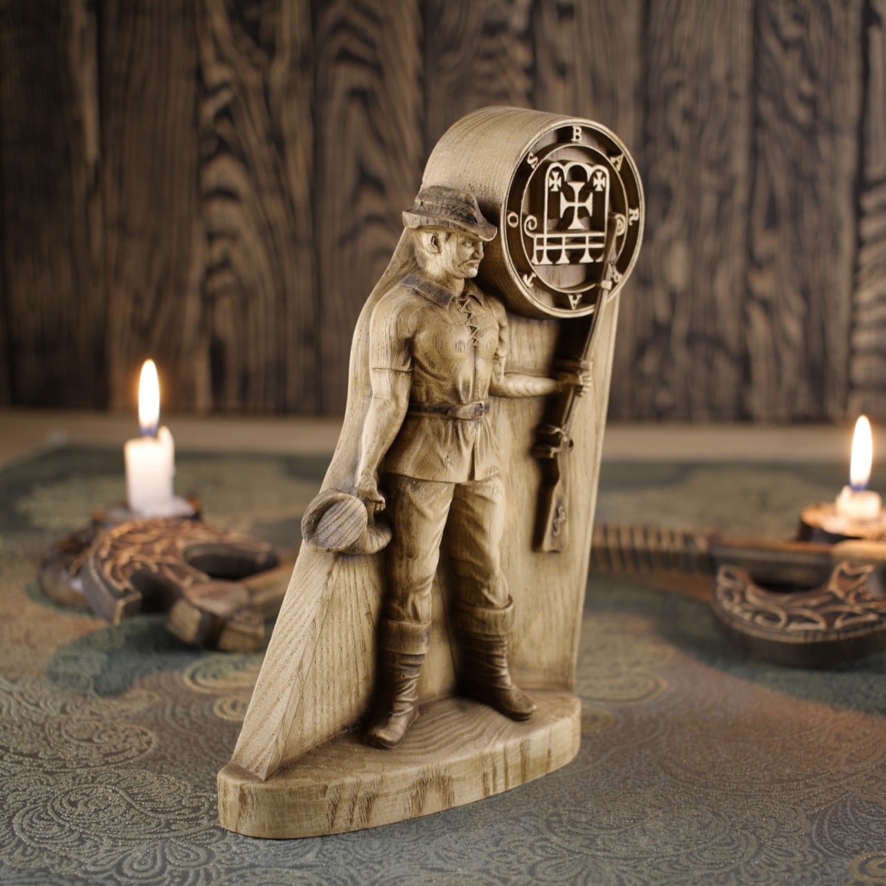 Barbatos Satan statue wooden statue