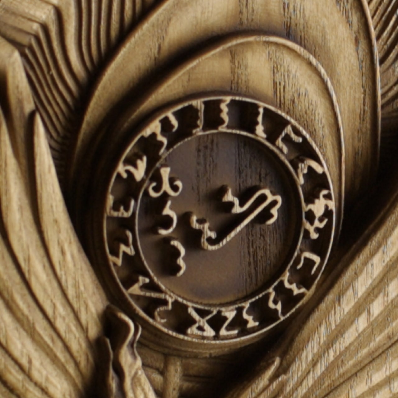 Wooden Lucifer Statue