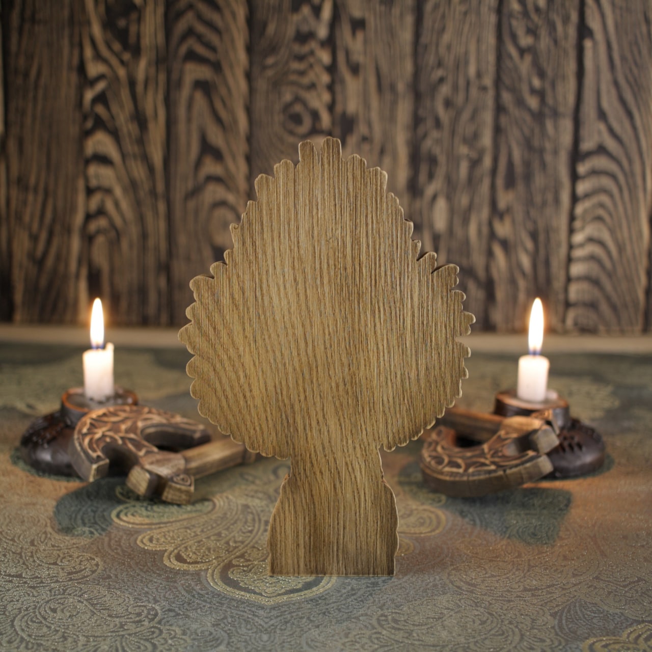 Wooden Devil Statue - Wood Carving Sculpture