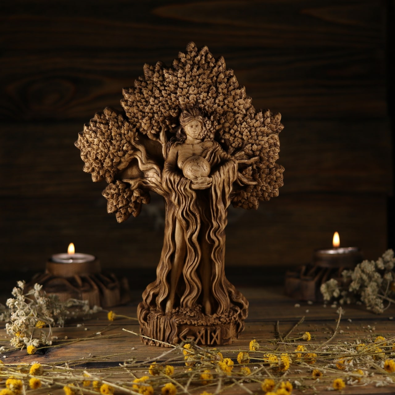 Gaia Sculpture - Goddess of the Earth Statue