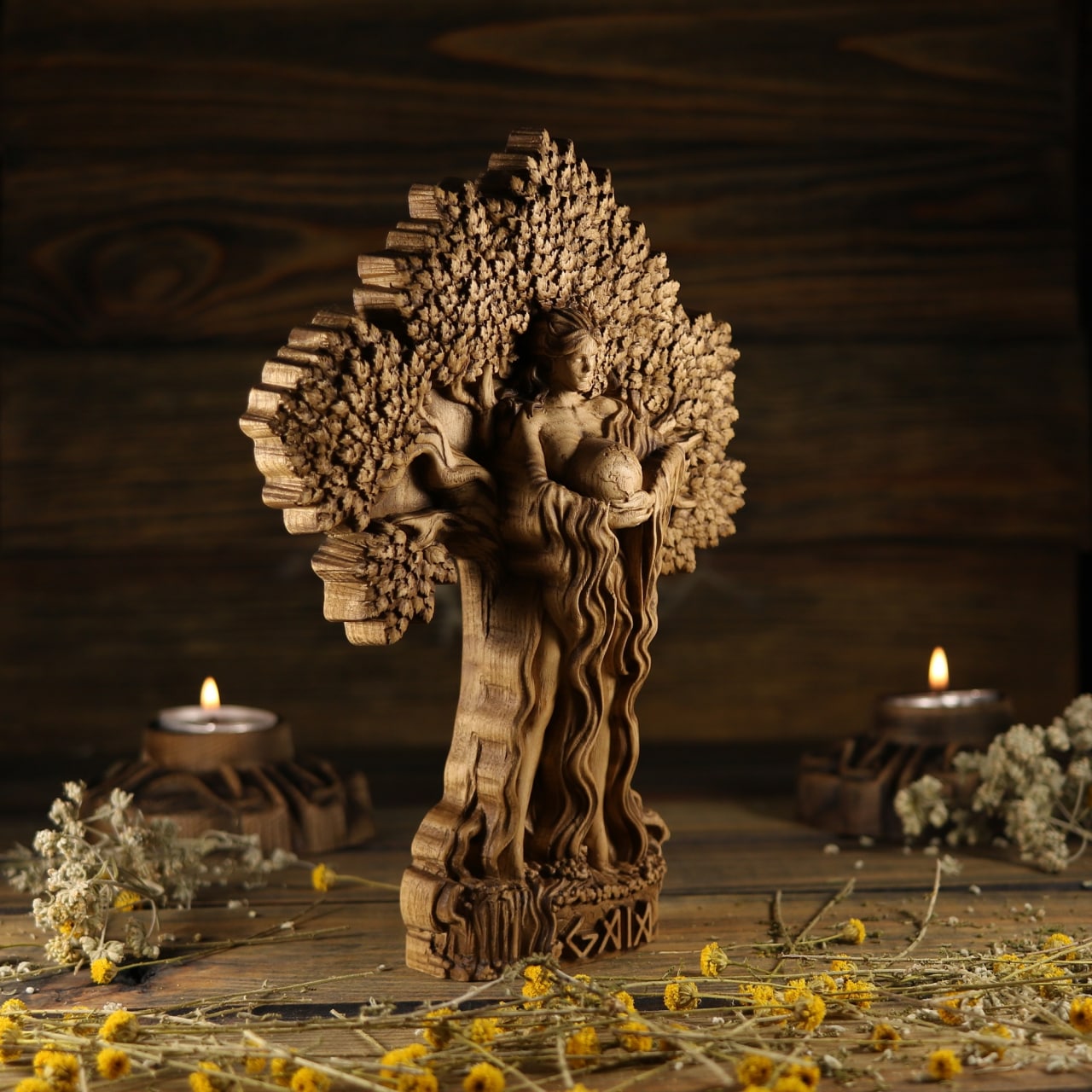 Gaia Sculpture - Goddess of the Earth Statue