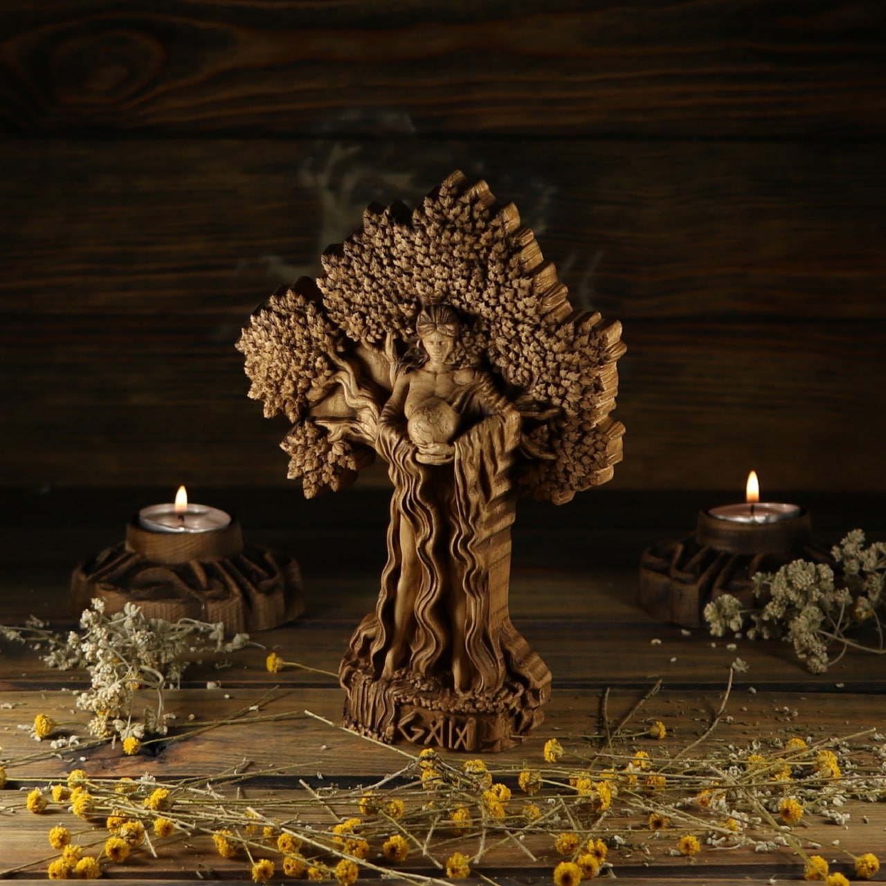 Gaia Sculpture - Goddess of the Earth Statue