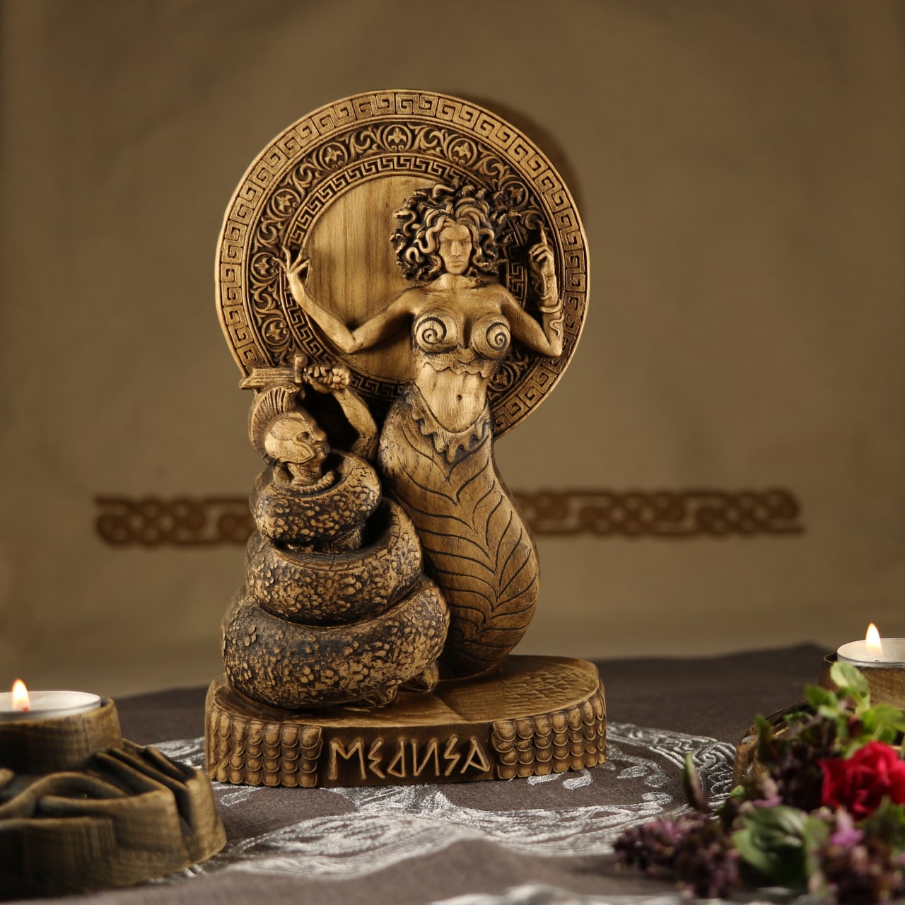 Gorgon Medusa Statue - Sea Maiden Gorgon Sisters