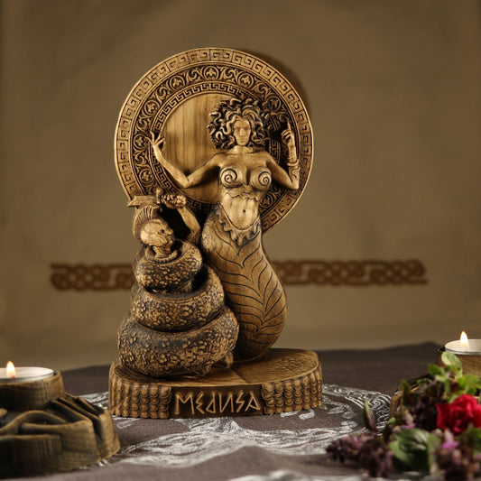 Gorgon Medusa Statue - Sea Maiden Gorgon Sisters