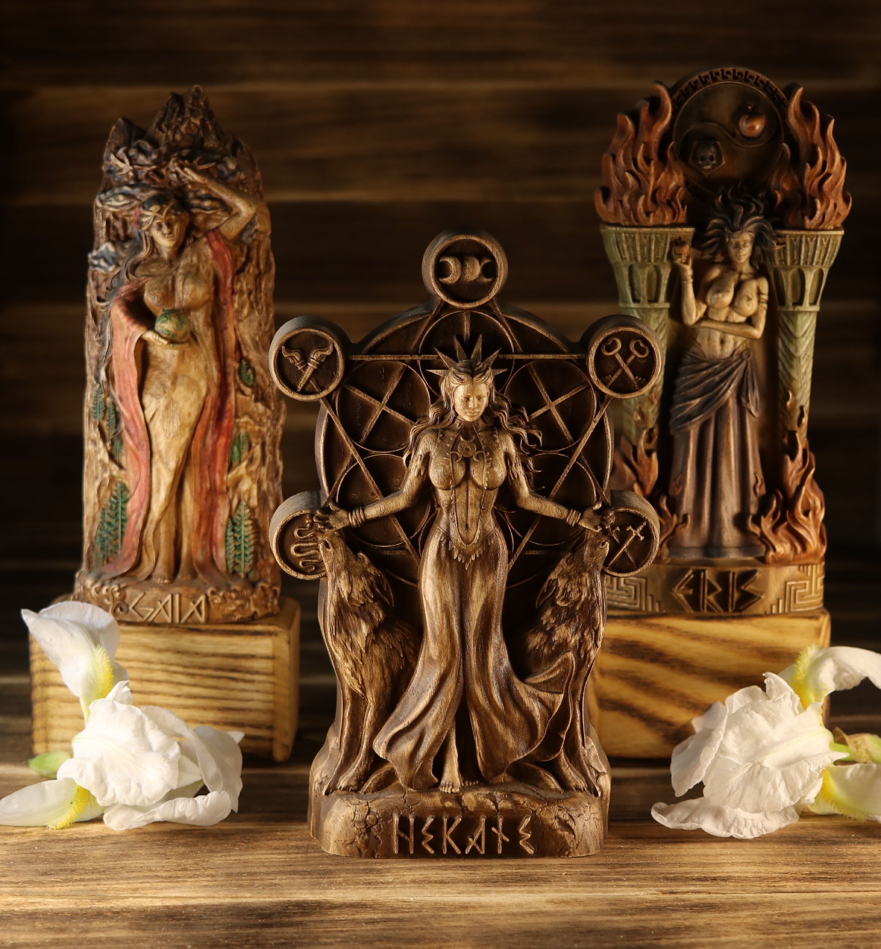 Hand-Carved Greek Mythology Statues & God Sculptures – Art Carving Shop